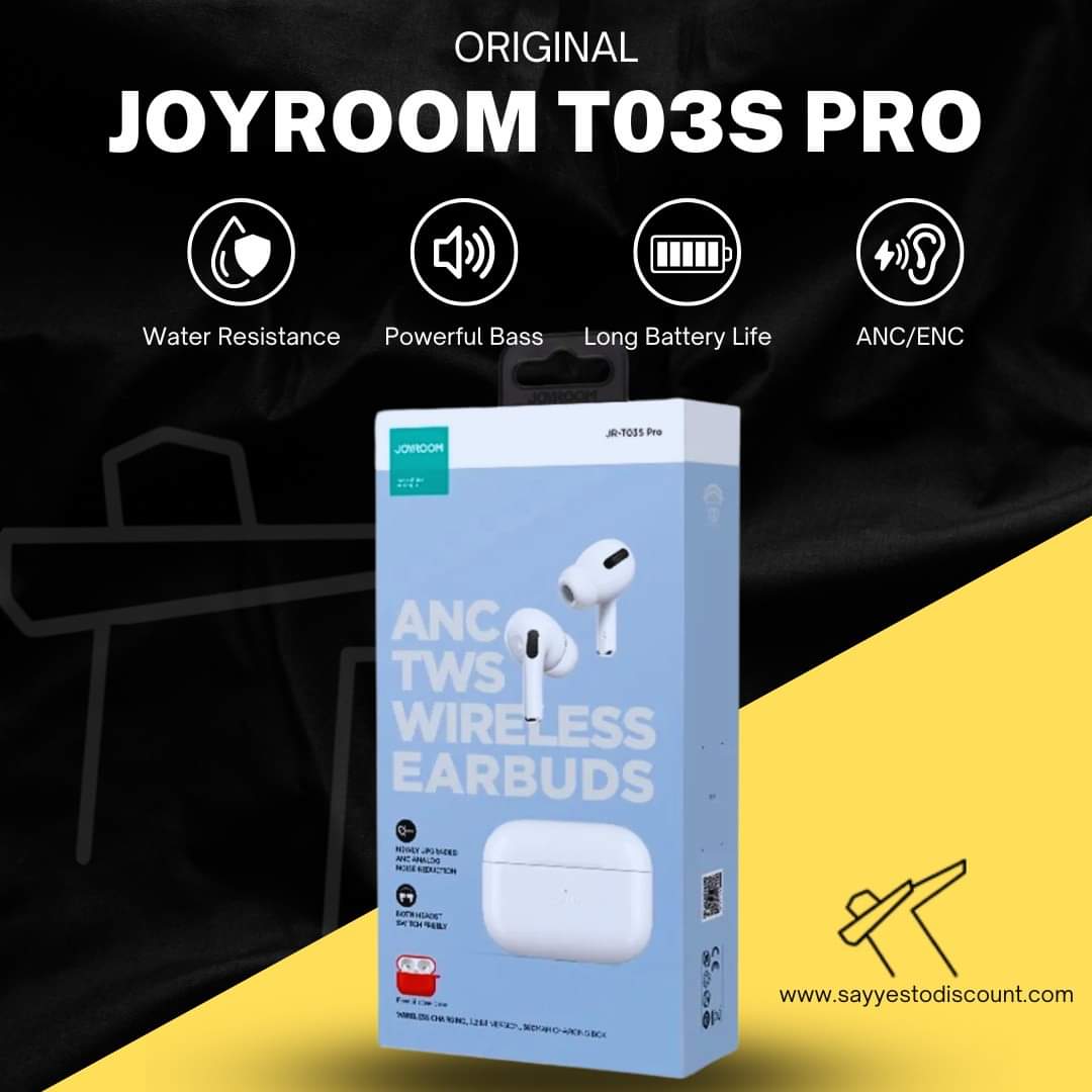 Joyroom JR-T03S Pro Wireles Earbuds White