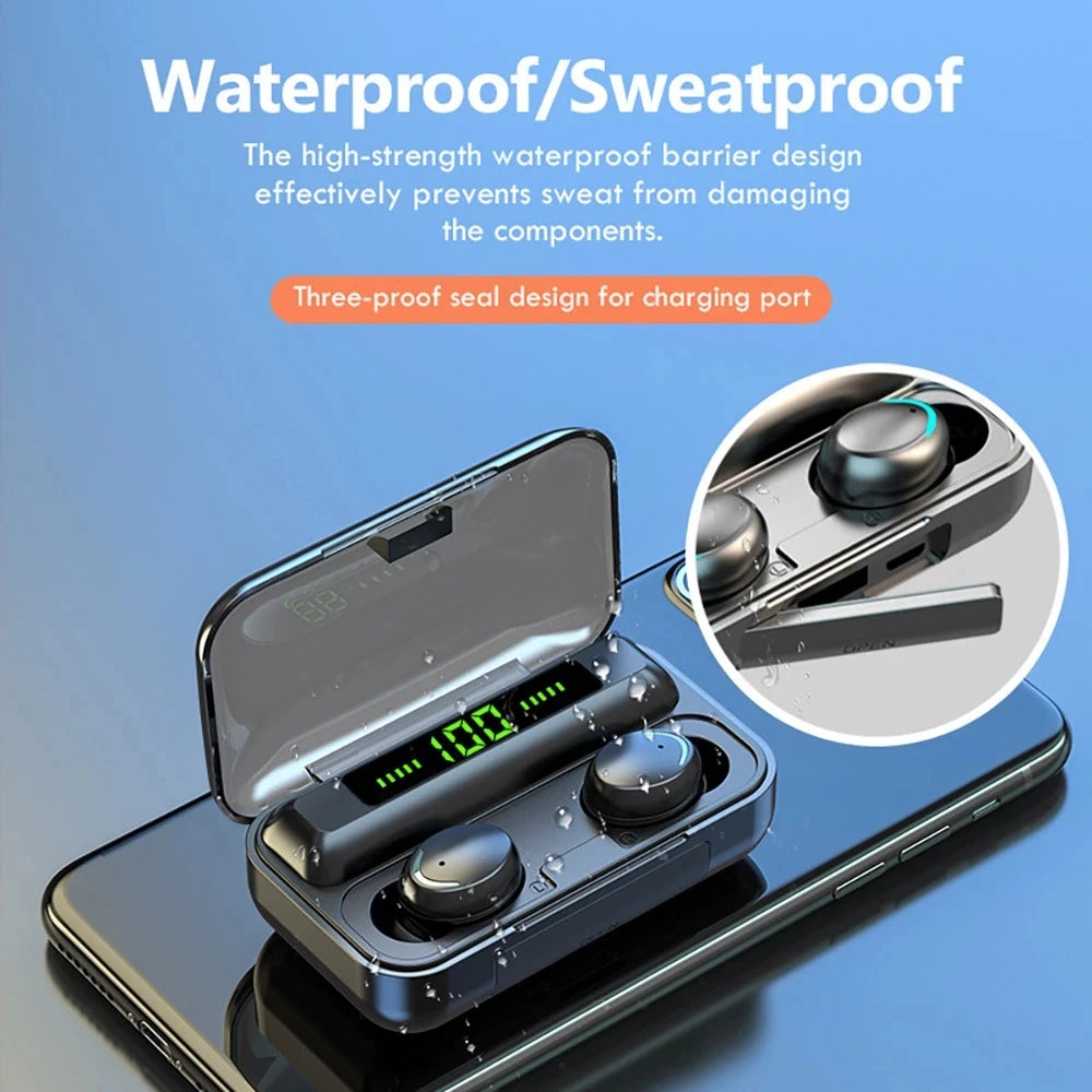 F9-5 TWS Bluetooth 5.1 Wireless Sports Earbuds