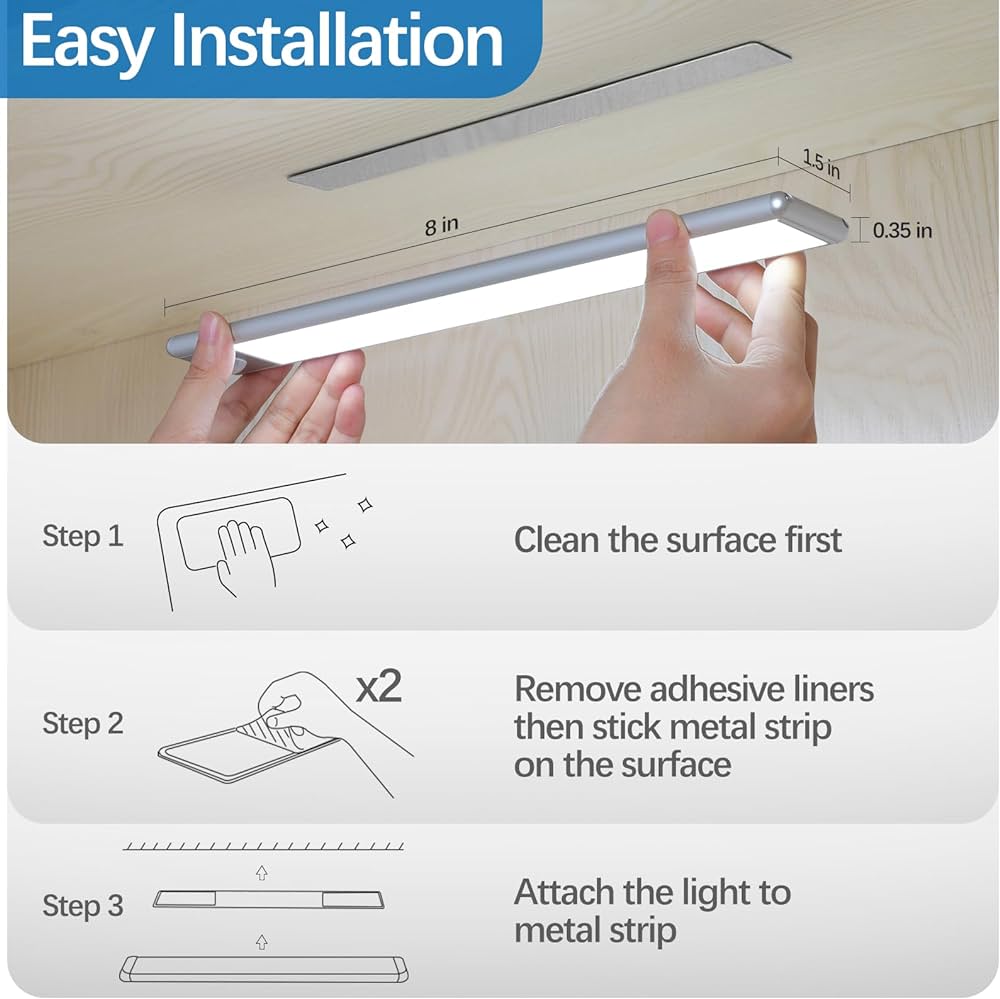 Smart Motion Sensor Under Cabinet Lights