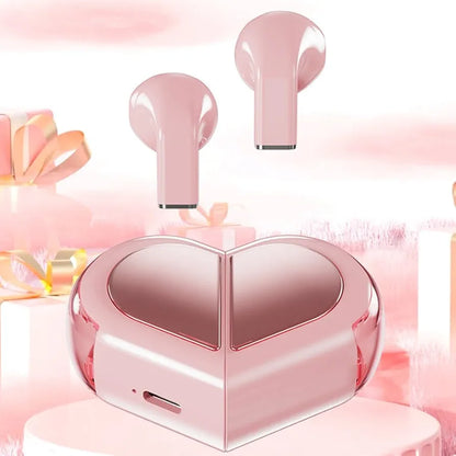 Heart Shape Wireless Earbuds