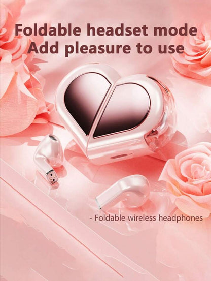 Heart Shape Wireless Earbuds