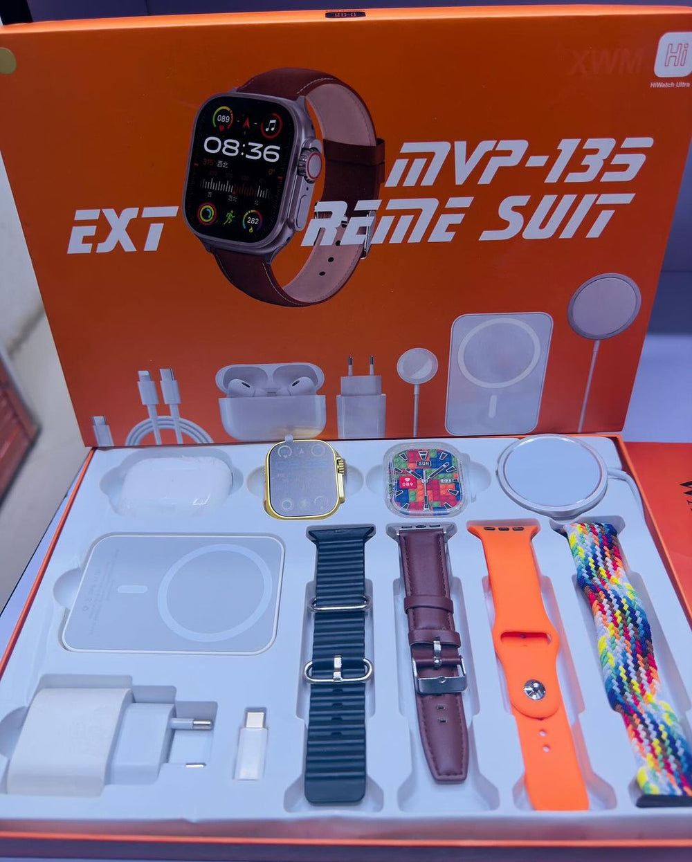 12-in-1 MVP-135 Extreme Suit Smartwatch Combo – Ultimate Smart Tech Gadget Collection