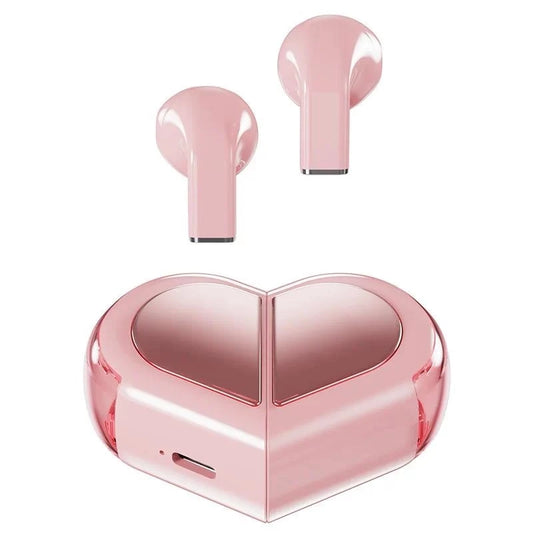 Heart Shape Wireless Earbuds