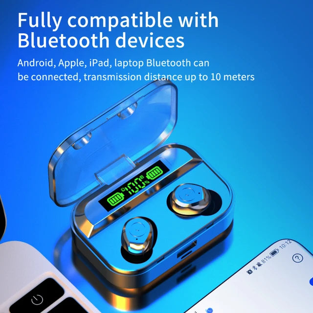 TG01 Wireless Bluetooth 5.1 Stereo Earbuds